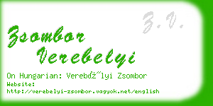 zsombor verebelyi business card